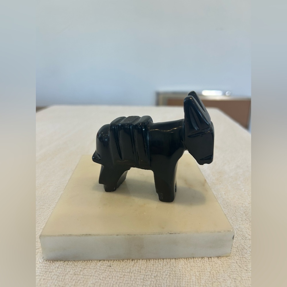 Mexican Folk Art - obsidian burro